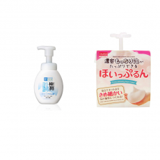 [세안세트] 하다라보 고쿠쥰 슈퍼히알루론산 폼클렌징 160ml+ 다이소 거품기