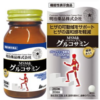 메이지 노구치 MSM 함유 글루코사민 360정 30일분