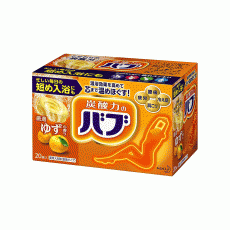 바브 탄산입욕제 유자향기 20정