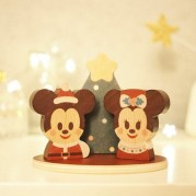 [수량/기간]100%정품 Disney | KIDEA  나무로 만든 미키 미니 크리스마스 선물용