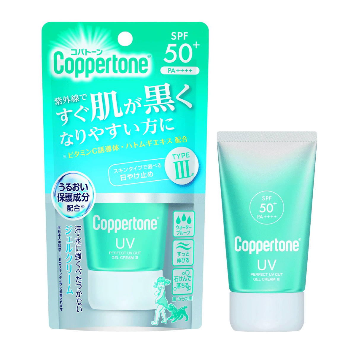 Coppertone 퍼펙트 UV 컷 젤크림 III 40g